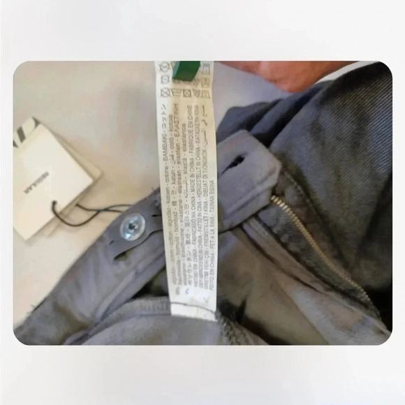 Zara Grey Herringbone  Dress Pants Trousers Size 11-12 - Picture 6 of 12